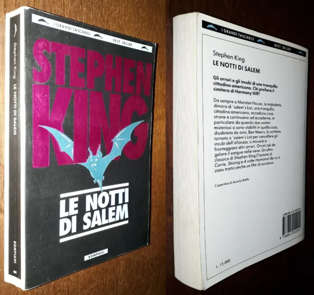 KING STEPHEN - Le notti di Salem – libri rari libri antichi e antiquariato  giapponese
