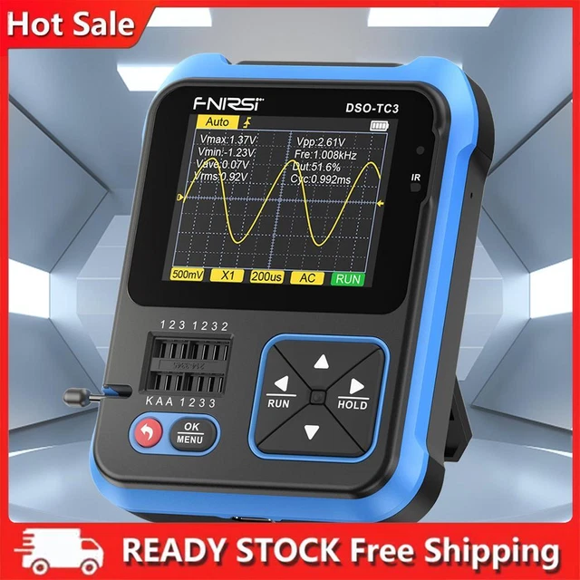 Tester componenti 3 in 1 DSO-TC3 rilevatore transistor LED strumento di debug retroilluminazione