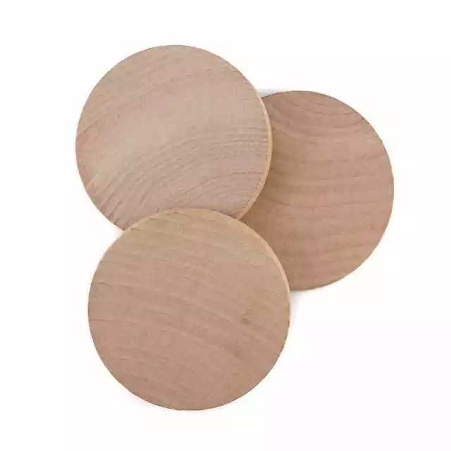 Factory Direct Craft Bulk Unfinished Wood Discs | Package of 1000 Pieces