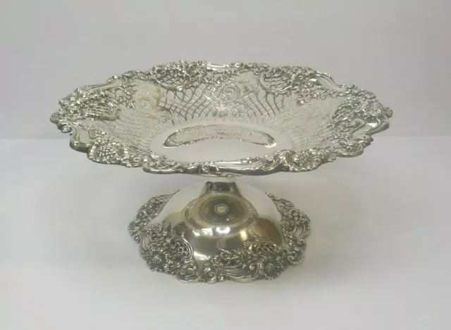 Sterling Silver 10.5" Tazza Compote #494, Black, Starr & Frost NY, c. 1890