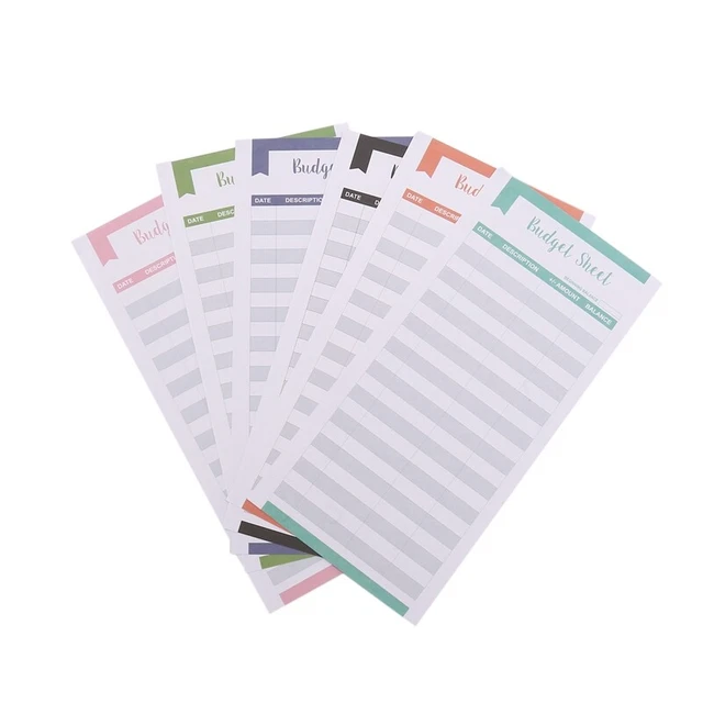 60 StüCk Aufwand Tracker BläTter Budget Tracker Passform Budget UmschläGe B B3G5