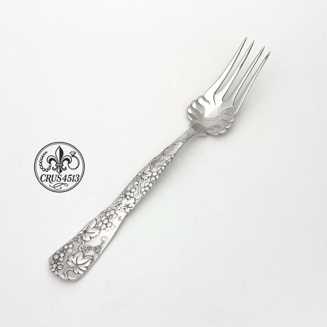 【Tiffany ティファニー】純銀／アイスクリームフォーク「vine」② VINE BY TIFFANY and Co Sterling Silver Ice Cream Server GW Grape