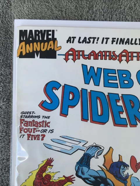 Marvel Annual Atlantis Attacks Web of Spider-Man No.5. 1989 2