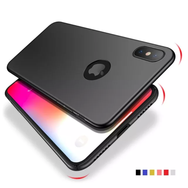 Ultra Thin Slim Hard Matte Phone Case Cover For iPhone X XR XS Max Plus 8 7 6S 6