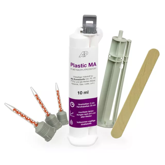 Plastic MA, 2-Komponenten High-Performance-Acrylat, Kunststoff-Klebstoff (PE PP)