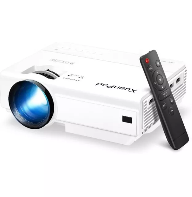 XuanPad Mini Projector FHD 1080P Portable Multimedia Video Projector 55000 Hours