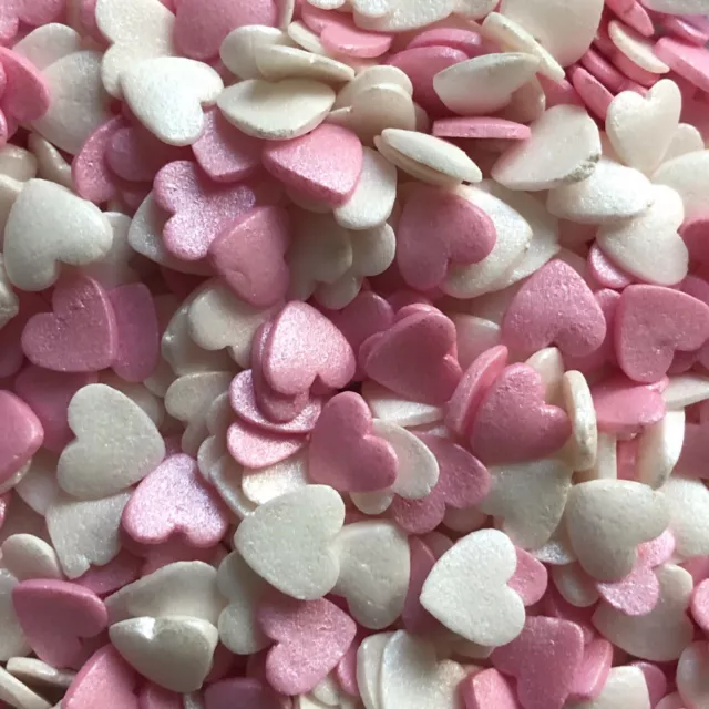 🌸 25g Mothers Day Flower Mix Pink White Pearls Sugar Sprinkles Cake  Decorations
