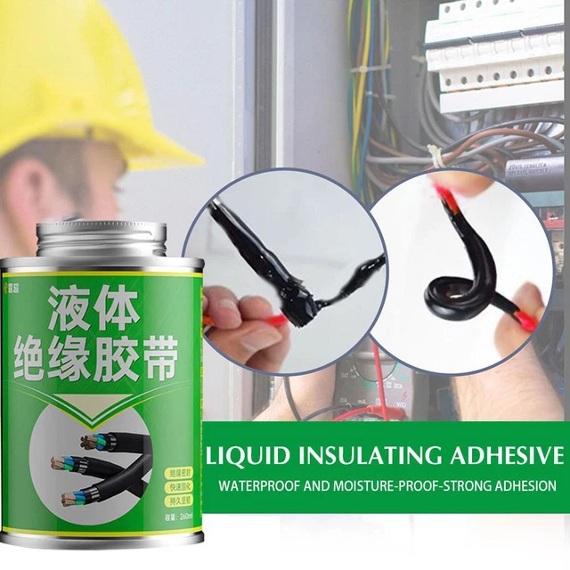 100/260ML WATERPROOF LIQUID Insulating Tape Electrical Tube Paste Glue