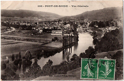 CPA 25 - PONT DE ROIDE (Doubs) - 398. Vue générale - Ed. Gaillard-Prêtre