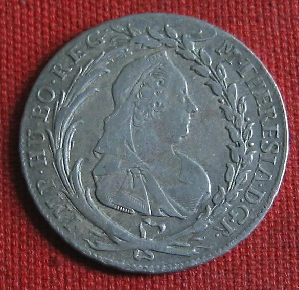 Maria  Theresia  -  20  Kreuzer  1773  Prag  -  Top  !!