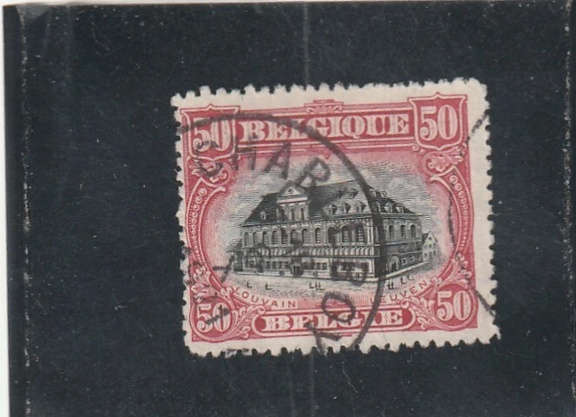 L6174 BELGIQUE TIMBRE N° Y&T 144 de 1915 " Bibliotheque de l'universi " Oblitéré