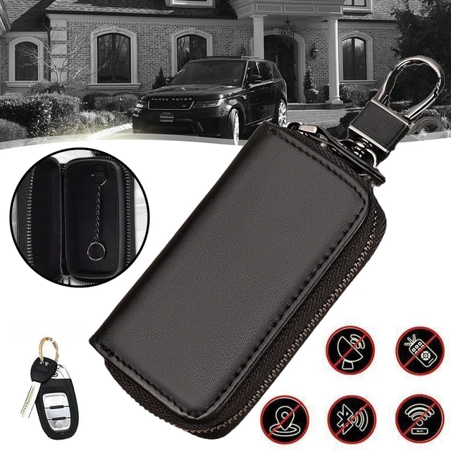 Schlüsselmäppchen Leder - Schickes Etui Für Autoschlüssel & Co. Leder Schlüsseltasche Mit Reißverschluss