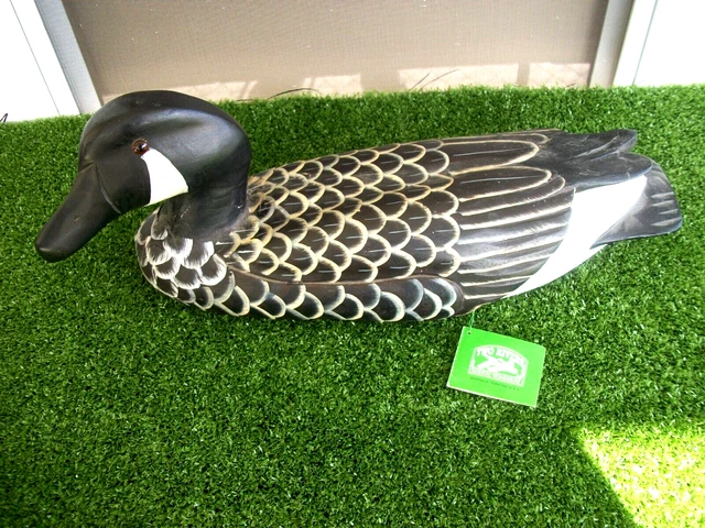 Two Rivers Decoy Company Wooden Duck! Large! Vintage!