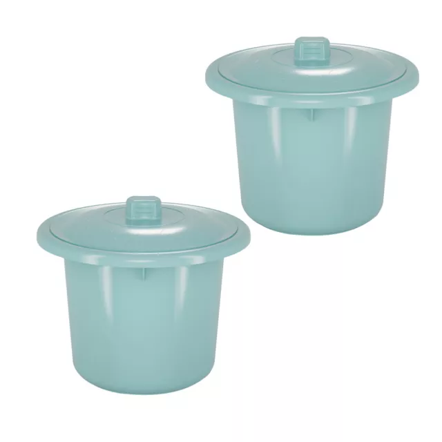 2 Pcs Plastic Spittoon Child Kids Portable Potty Urinal Toilet