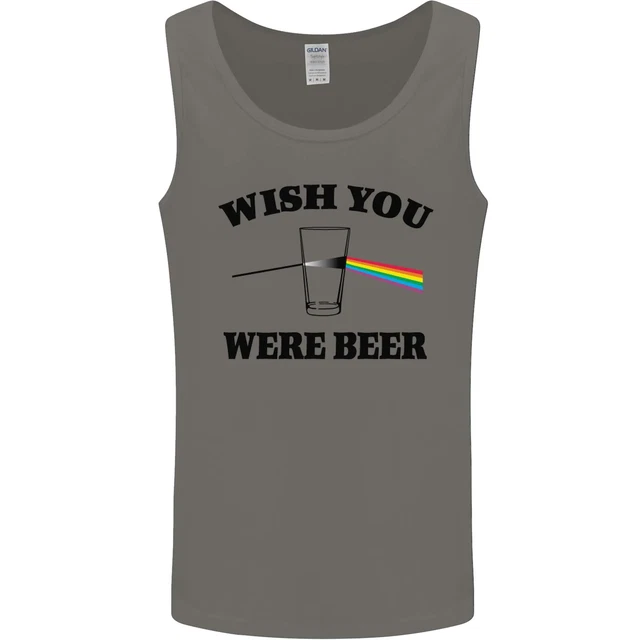 Wish You Were Beer St Patricks Day Alcohol Mens Vest Tank Top