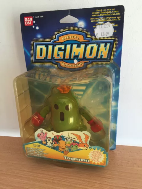 Giochi Preziosi Bandai Digimon TOGEMON Mini Action Figure MOC Vintage