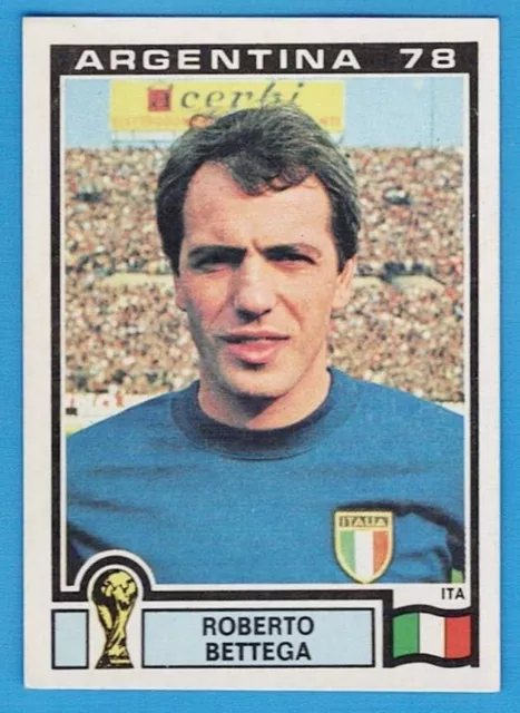 Sticker Complet - Panini - Argentina 78 - World Cup - N° 113 - Italie - Bettega