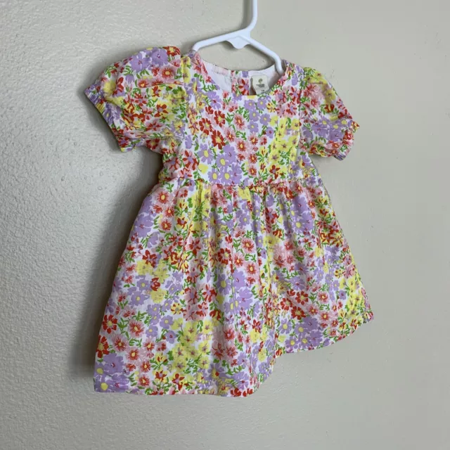 Tucker & Tate Nordstrom Short Sleeve Floral Dress Colorful Easter Girls 3 Months 3