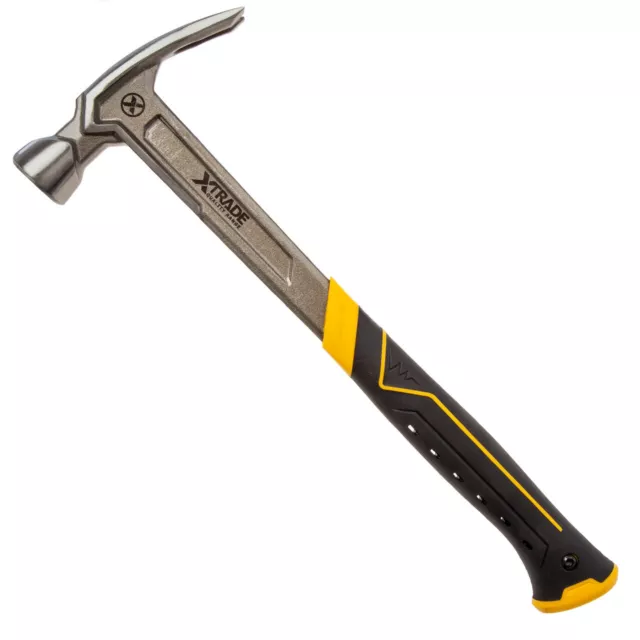 XTrade Framing Claw Hammer One Piece 20oz Steel Head Anti Slip Grip X0900118