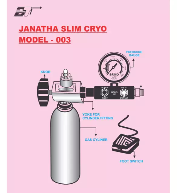 Basco Ophthalmic Cryo 003 With pedal Cataract, Retinal, Glaucoma & Intravitreous