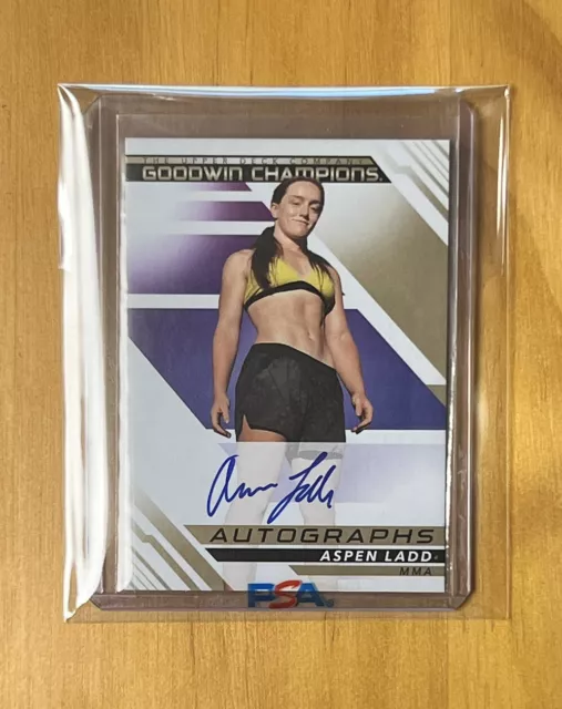 Aspen Ladd 💎Authentic ✨Rookie✨ Autographed Card. (Hard Signed) Upper Deck