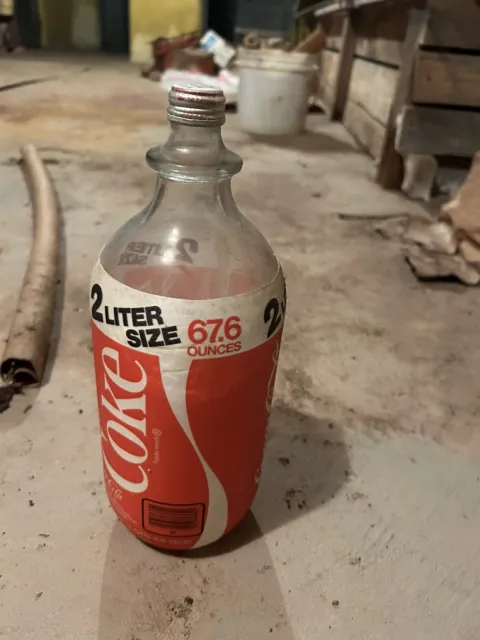 Botellas vintage de coca-cola