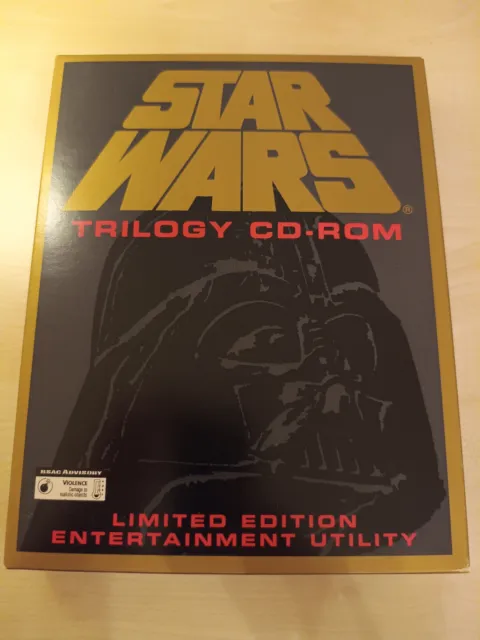 Star Wars Trilogy CD-ROM Entertainment Utility (PC, CD, 1995, Big Box)