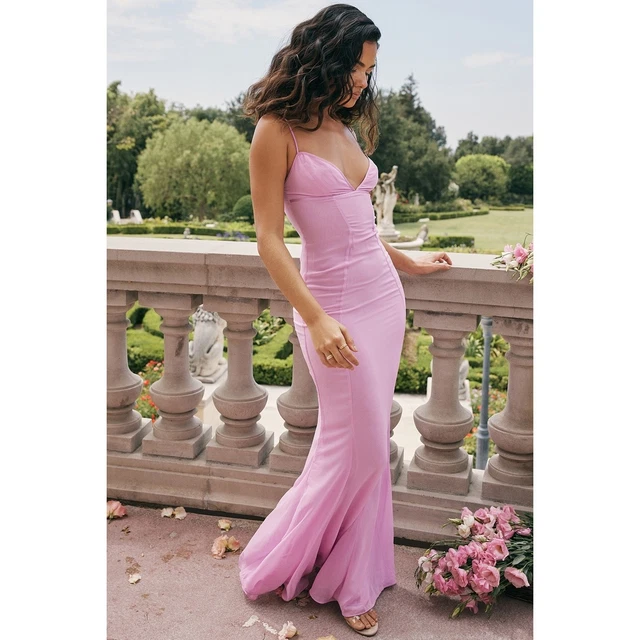house of cb loren corset maxi dress NEW Babydoll Pink Wedding Guest Formal Large £88.63 cut from a lightweight Miniature Handmade Summer Crochet Dress Color:Mediterranean Blue house of cb dresses