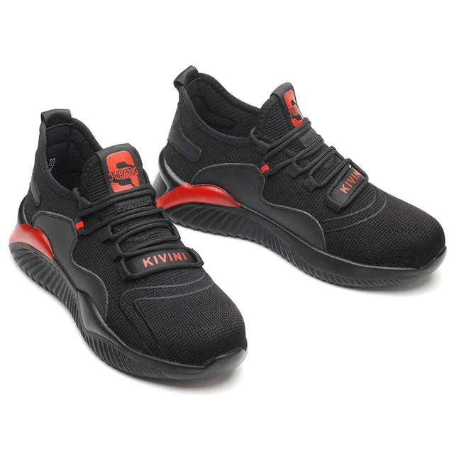 Toughwear Men's Steel Toe Cap Work Trainers – Lightweight Composite Safety Boots