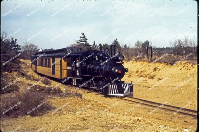 ORIG SLIDE Eaville Eisenbahnnummer 4 0-4-4T Aktion 1974 Original Ektachr