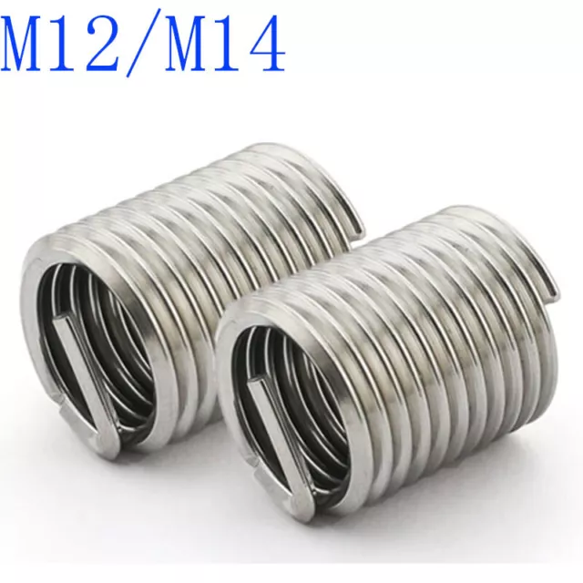 2000pcs M6 x 1 x 2.5D Metric Helicoil Screw Thread Wire Inserts 304  Stainless