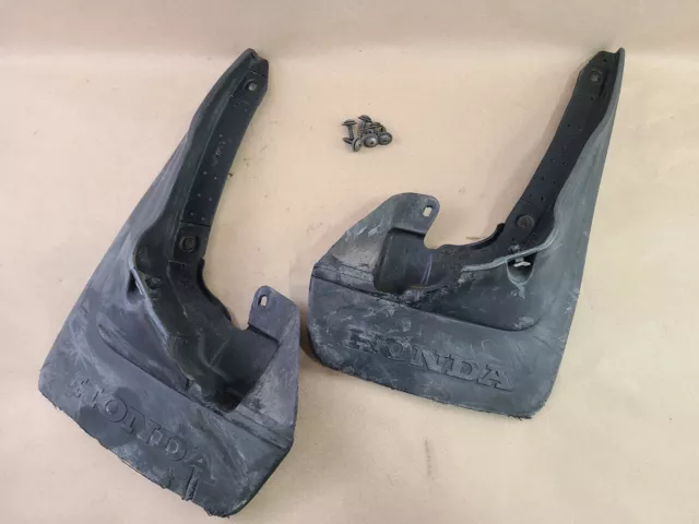 1988 1989 OEM Honda EF Civic 4 Door Sedan Front Left Right Mud Flaps