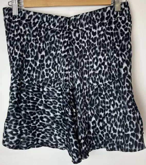 ZARA Summer  Mini Skirt Animal Print Party & Cocktail Bar Jersey UK10 B003