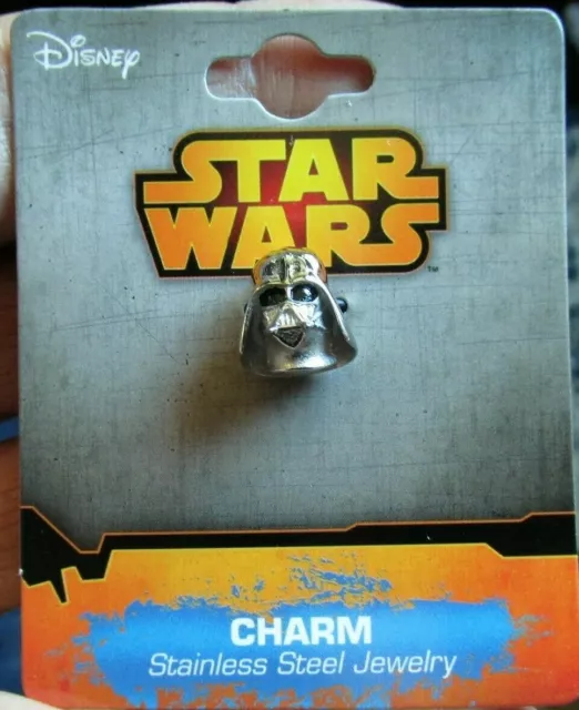 2 - Darth Vader Disney Star Wars Stainless Steel Bead For Charm Bracelets