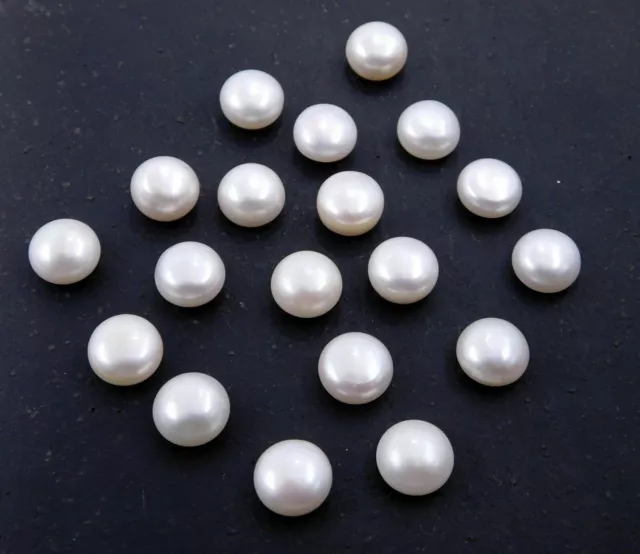 12 MM Natural Pearl Round Cab Lot Loose Gemstone For Jewelry Making P-2156