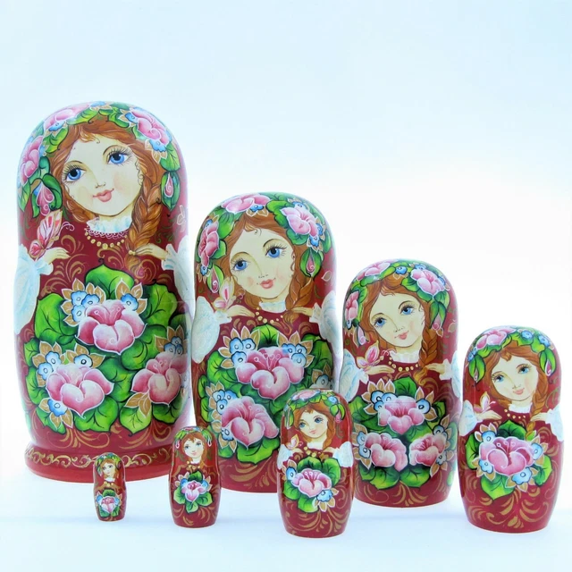 5 Poupées russes exclusive H19 Malevitch Matriochka Matrjoschka Bonecas