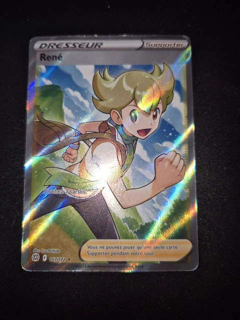 Coffret 10 Cartes Pokémon – René 167/172 Full Art – Ultraboost X Épée Et Bouclier