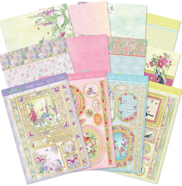 HUNKYDORY DELUXE CARD Collection ~ ALL OF A FLUTTER (A4, 12 Sheets) £9. ...