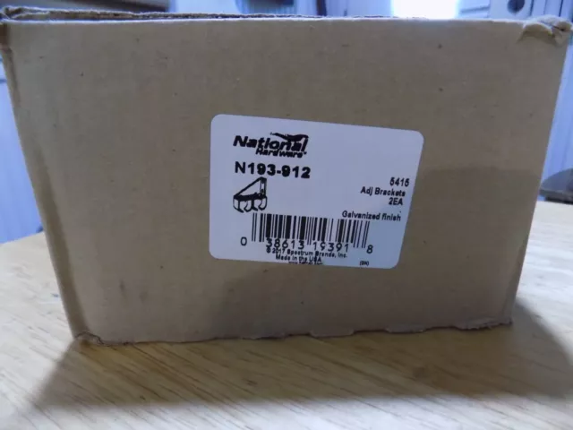 National Stanley N193-912 National 2 Pack Hardware Double Round Rail Splice 5415
