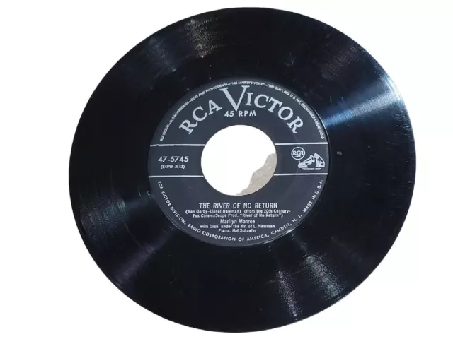 Marilyn Monroe The River of No Return / I'm Gonna File My Claim 45 RPM Record