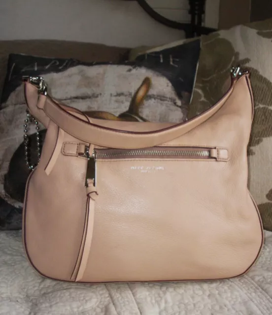 Marc Jacobs Recruit Blush Leather Hobo Shoulder Bag