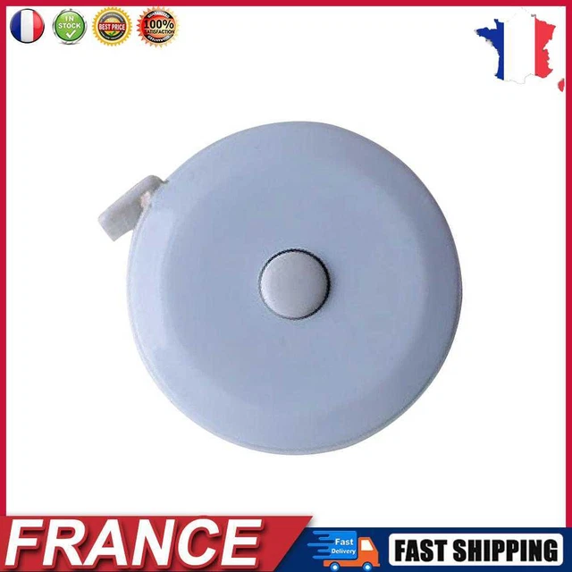 2m Retractable Measure Tape Kid Height Size Gauge Measurement Ruler (Blue) fr