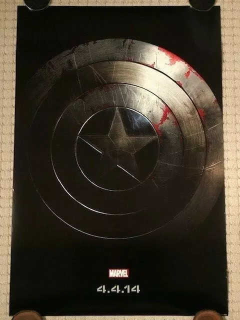 Orig. Marvel CAPTAIN AMERICA: THE WINTER SOLDIER 2014 DS Adv Theatrical Poster