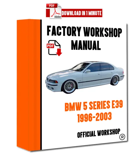 OFFIZIELLE WERKSTATT Handbuch Service Reparatur BMW 5er E39 1996 - 2003