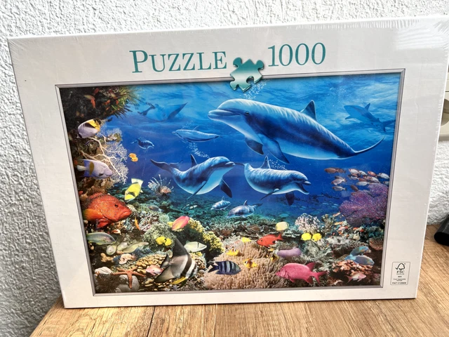 Puzzle Delphine Unterwasserwelt 1000 Teile 70x50cm