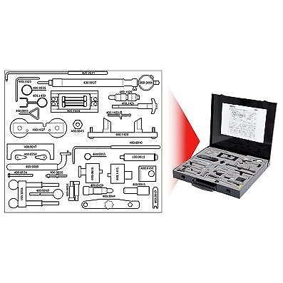 KS TOOLS Set utensili regolazione motore per VAG, 42 pezzi