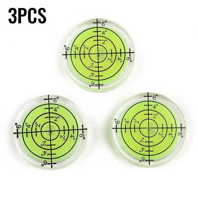Bolle Caravan+Ripiani Ecc. Parti 3 32mm Rotondo Bullseye-Precision Livella