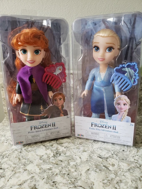 DISNEY PETITE PRINCESS Elsa Anna Adventure Frozen II Doll With Combs