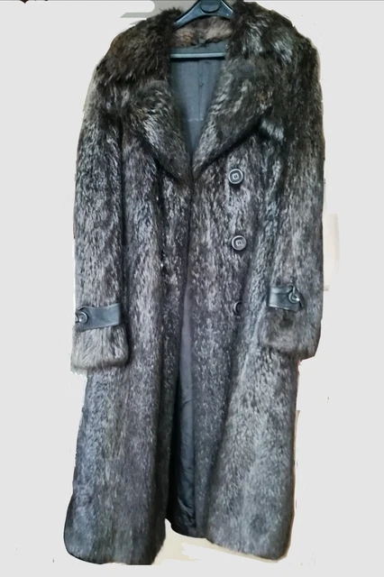 Manteau Long Avec Col En Fausse Fourrure ALEXANDRA - Taille 42/44 (XL) - Neuf Avec étiquettes - Marron