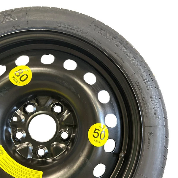 Kit Roue De Secours 19" Compatible Tesla Model Y - Inclut Cric, Clé, Gants Et Sac De Rangement (155/80R19)